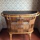 Bar vintage bambou et rotin années 60