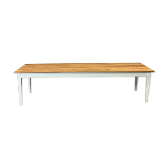 Farmhouse table 3 m, XXL white feet