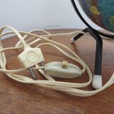 Earth Globe Taride tripod enlightened from the 60s