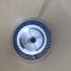 Cylindrical aluminum floor lamp