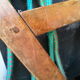 Vintage children’s walnut bench