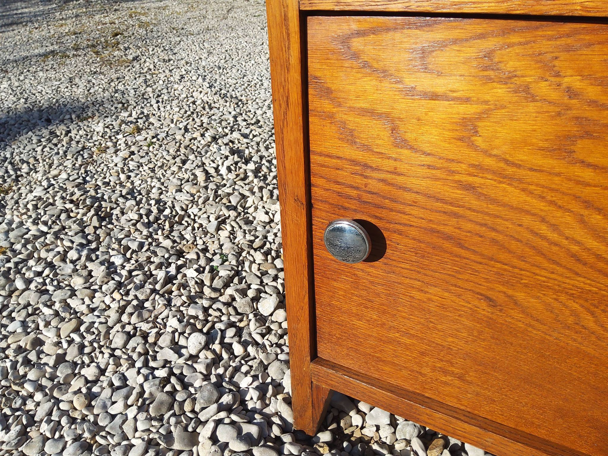 Bed and bedside table