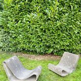 2 Willy Guhl Loop chairs