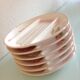 Asparagus service in salins pink dabbling 70/80