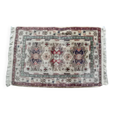 Small hand-knotted Indian rug 92x61cm