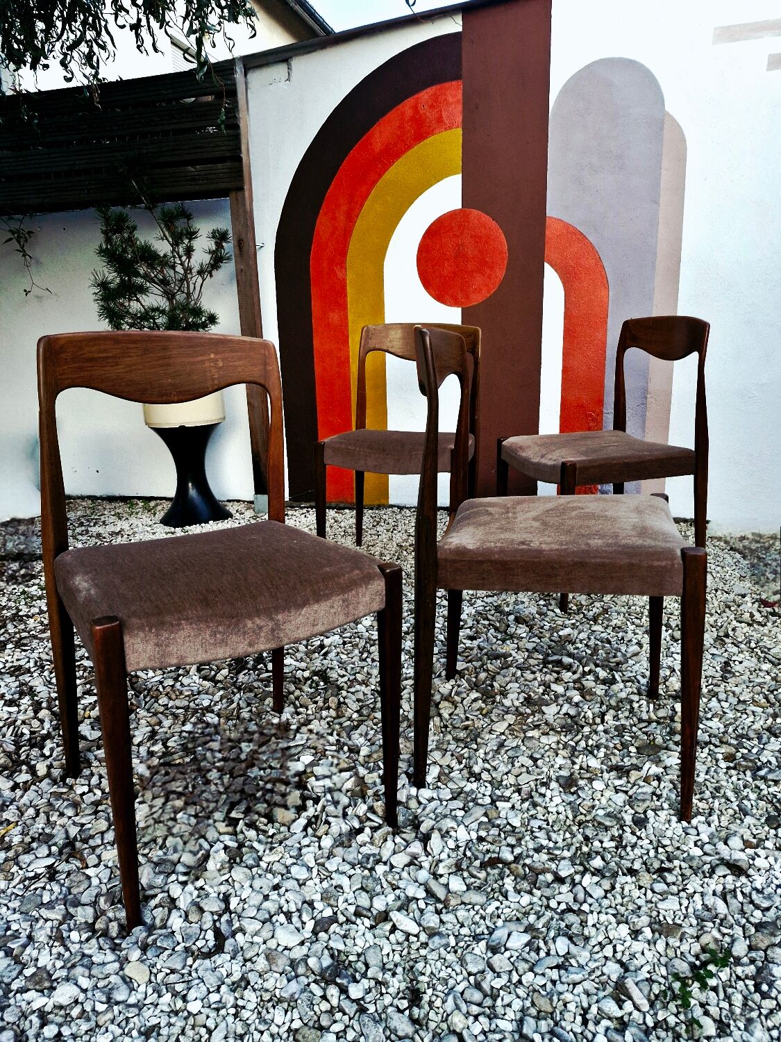 SET 4 Chaises Design Niels Otto Møller 1960