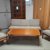Salon scandinave en teck massif Sven Elekaer