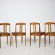 Set of four dining hairs , 1960´s.