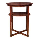 Oval side table no. 960/2 designed by Josef Hoffmann, JJ Kohna, Austria circa 1905