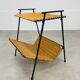 Side table rattan metal 50s, door review