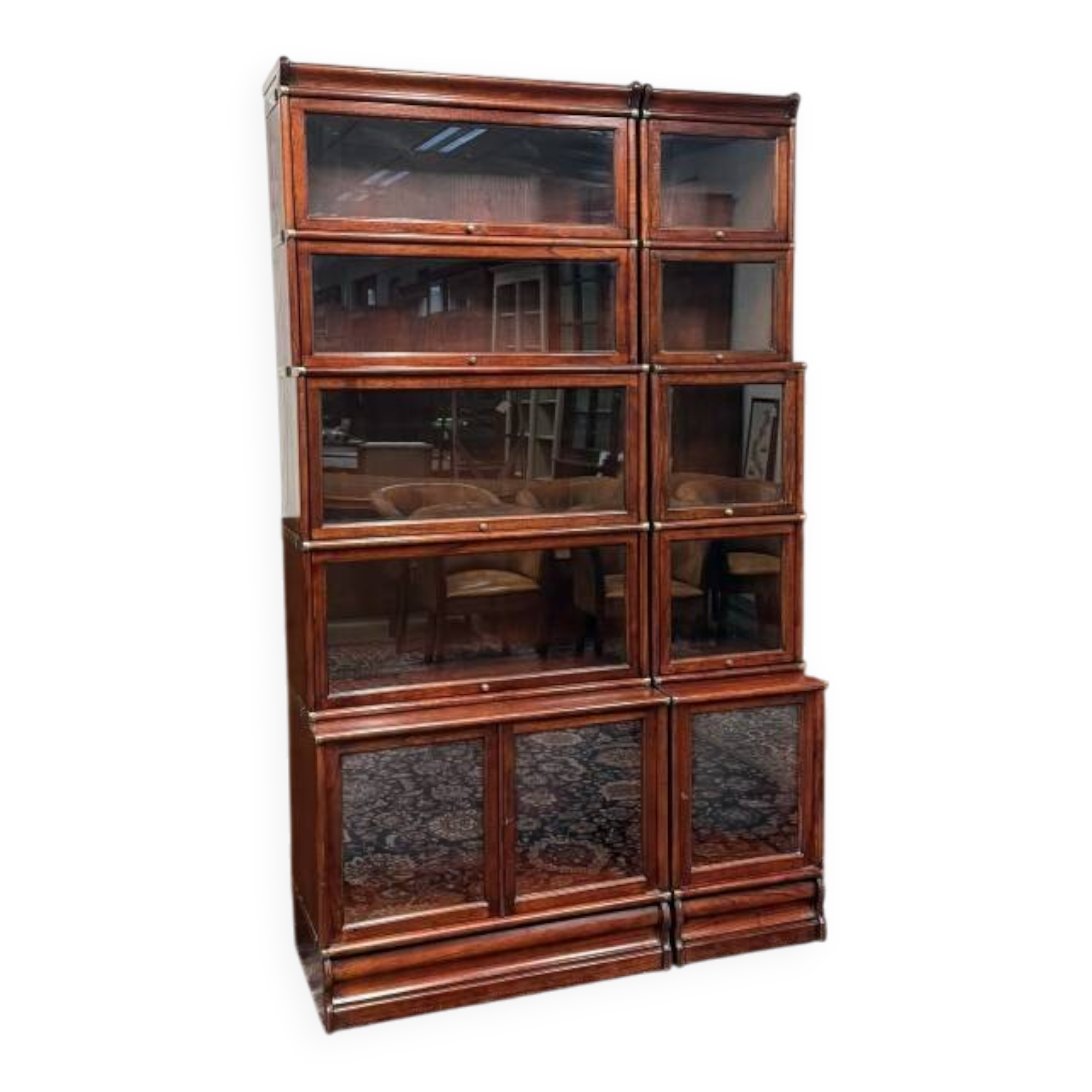 Set Classic English Bookcase Globe Wernicke