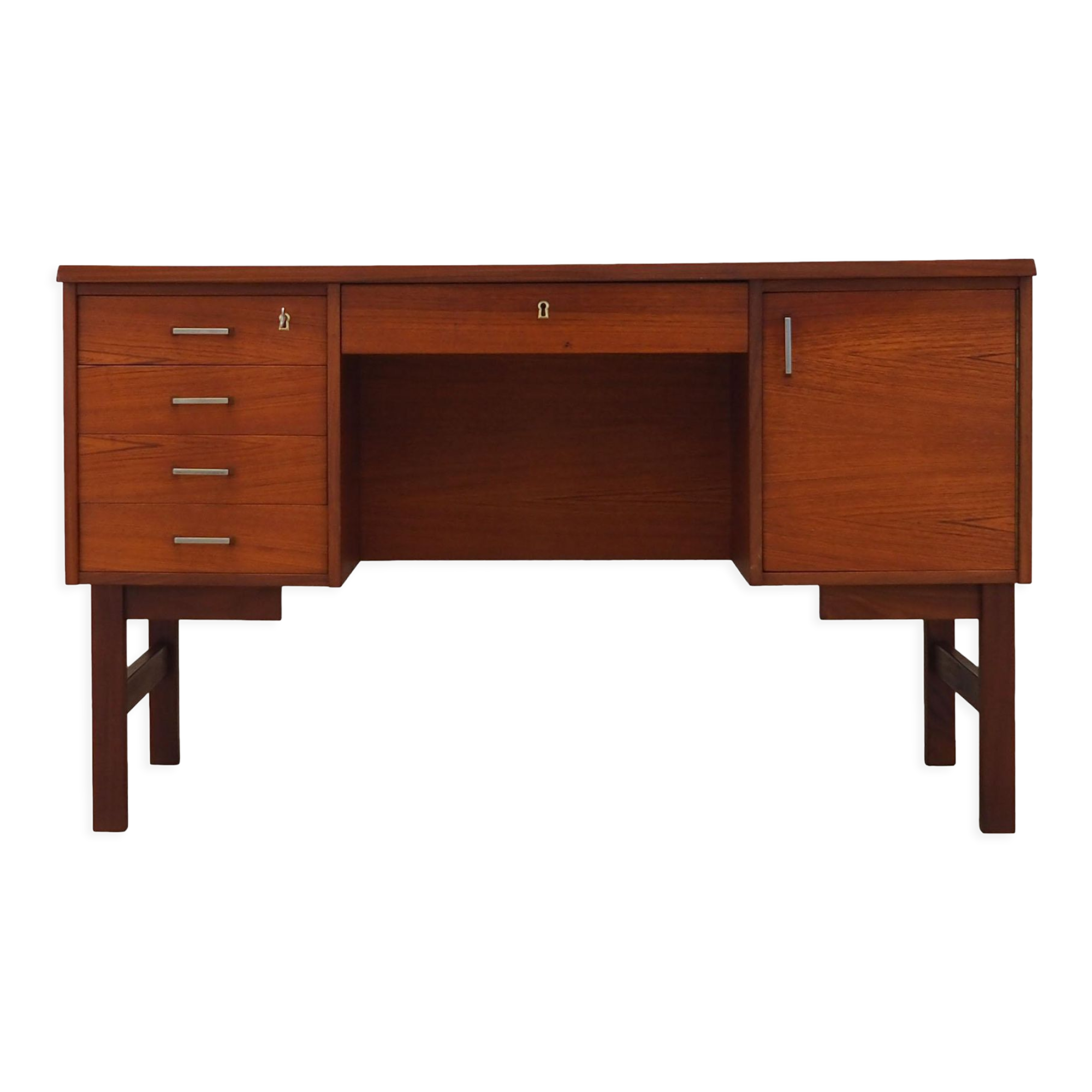 Teak desk, Danish design, 1970s, production: Denmark