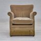 1960s, Danish lounge chair, green furniture velour, original condition.