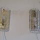 Pair of crystal and brass wall sconces by Carl Fagerlund