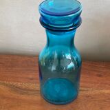 Bouteille flacon bleu