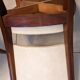Vintage compass and leatherette chairs