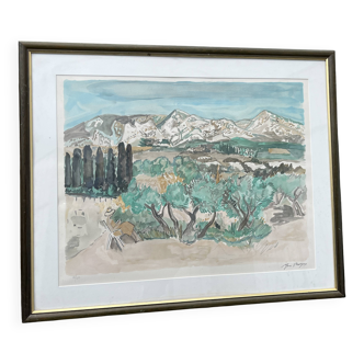 Yves brayer (1907-1990)- lithographie numérotée signée 89 x 69