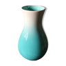 Vase en céramique de Vallauris bleu turquoise signé Ricard vers 1960