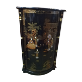 Meuble chinois laqué noir