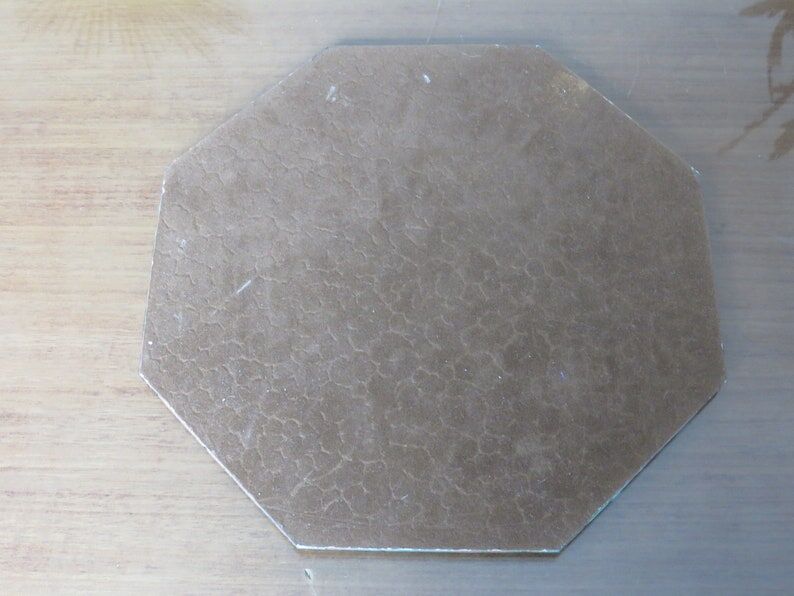 Beveled octagonal mirror 40s 50s