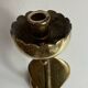 Large brass cobra wall candle holder