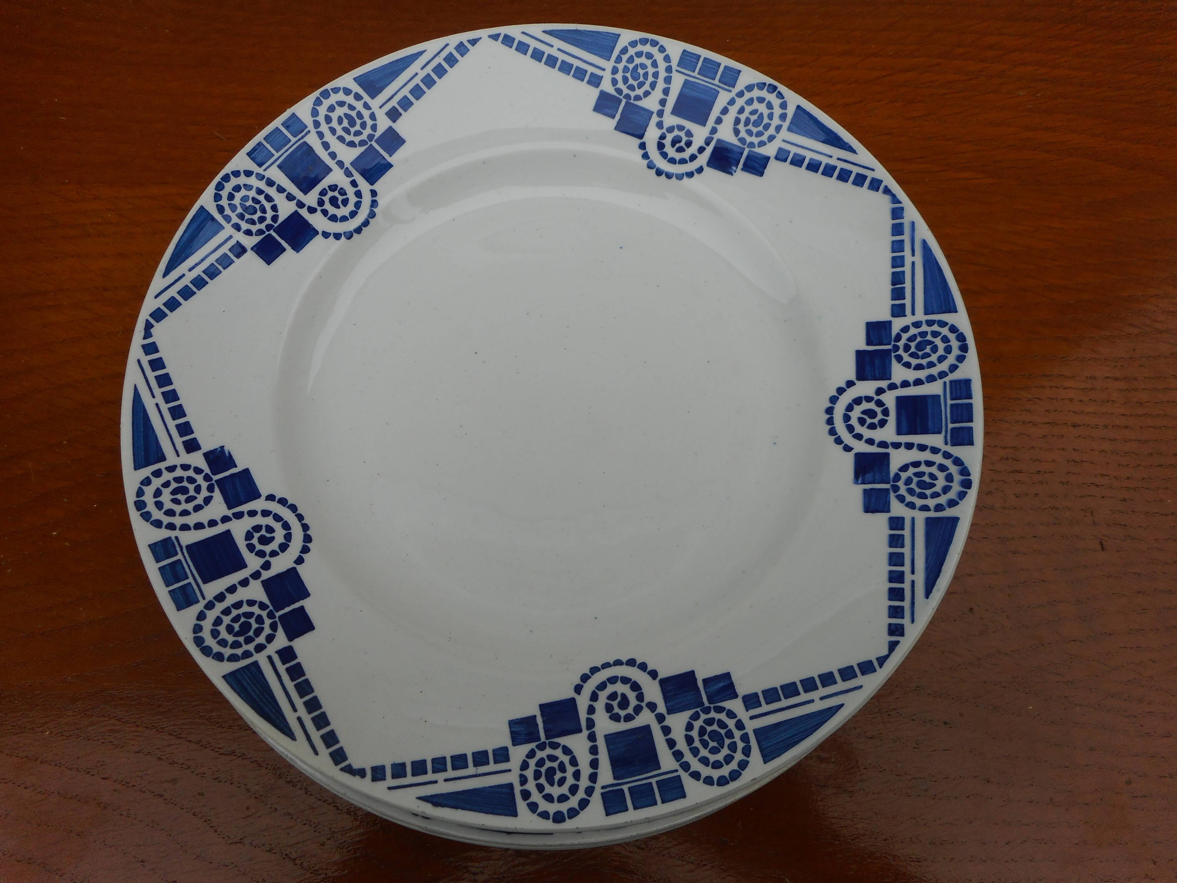Plates ceramic décor of the 1930