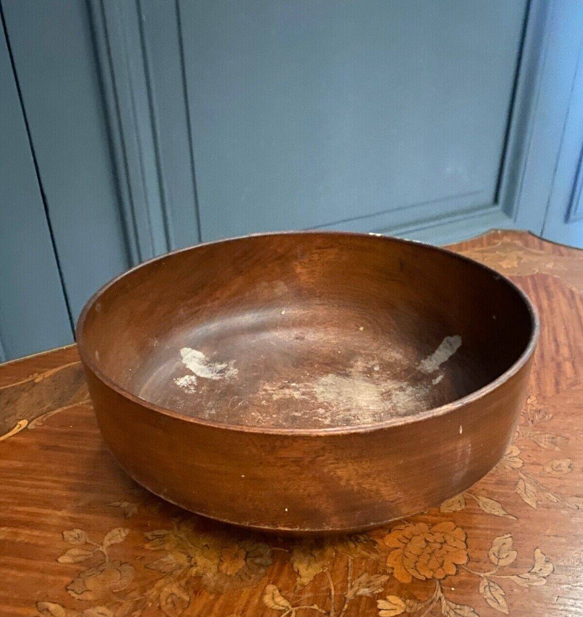 Woodbury Woodware Shelburne Vermont wooden salad bowl 1970