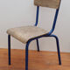 Blue school chair