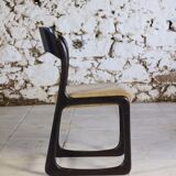 Set of 6 Traineau chairs by Baumann, 1960