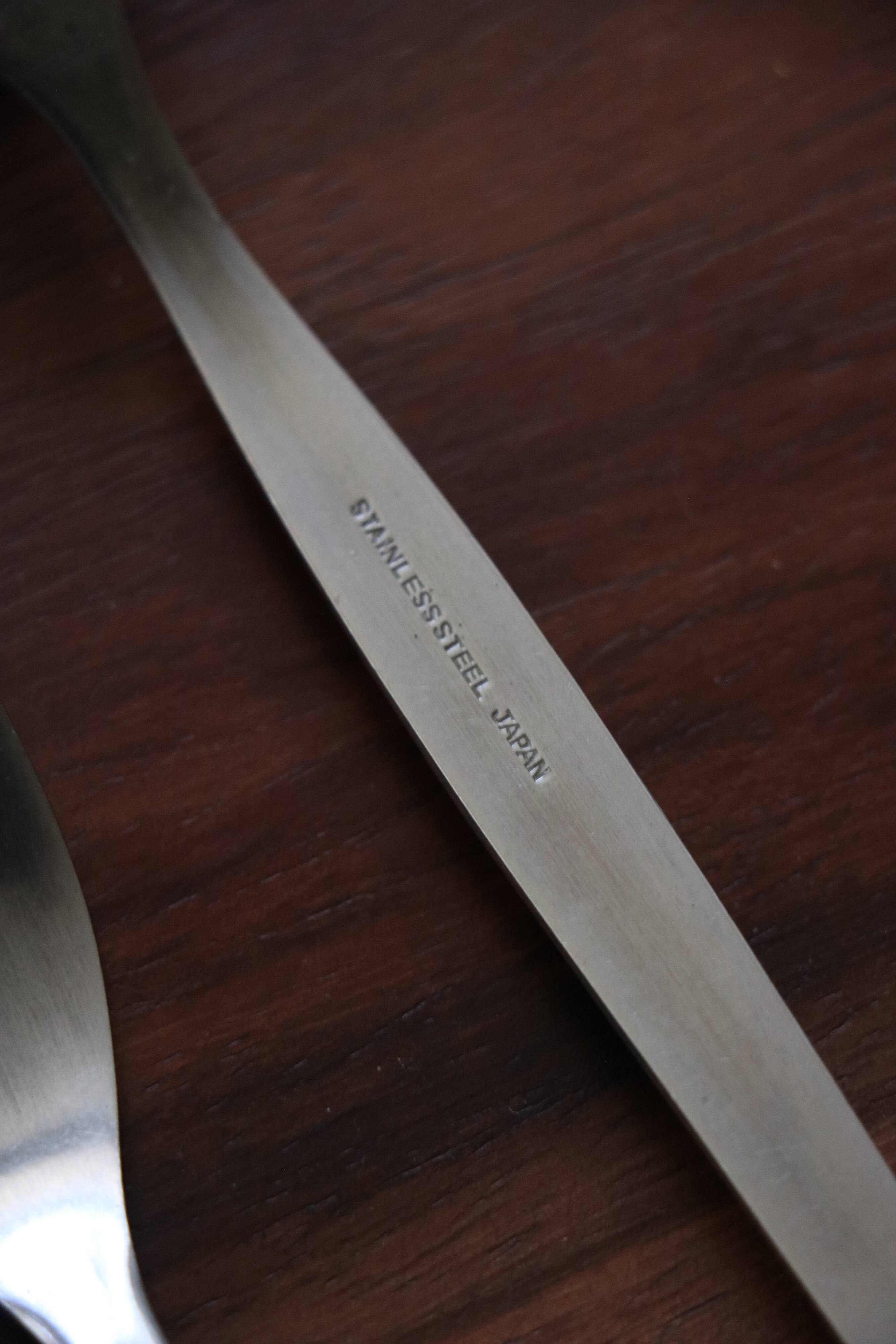 32-piece retro cutlery set, Japanese steel