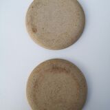 Duo vintage sandstone mugs