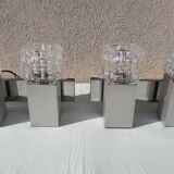 Pair of 70's wall lamps