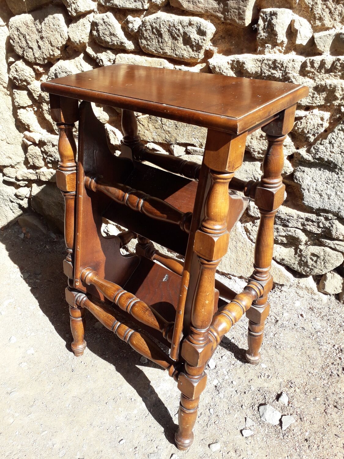 Old library stepladder