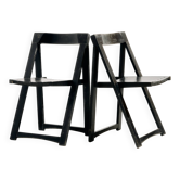 Beech chairs by Aldo Jacober for Alberto Bazzani, set of 2