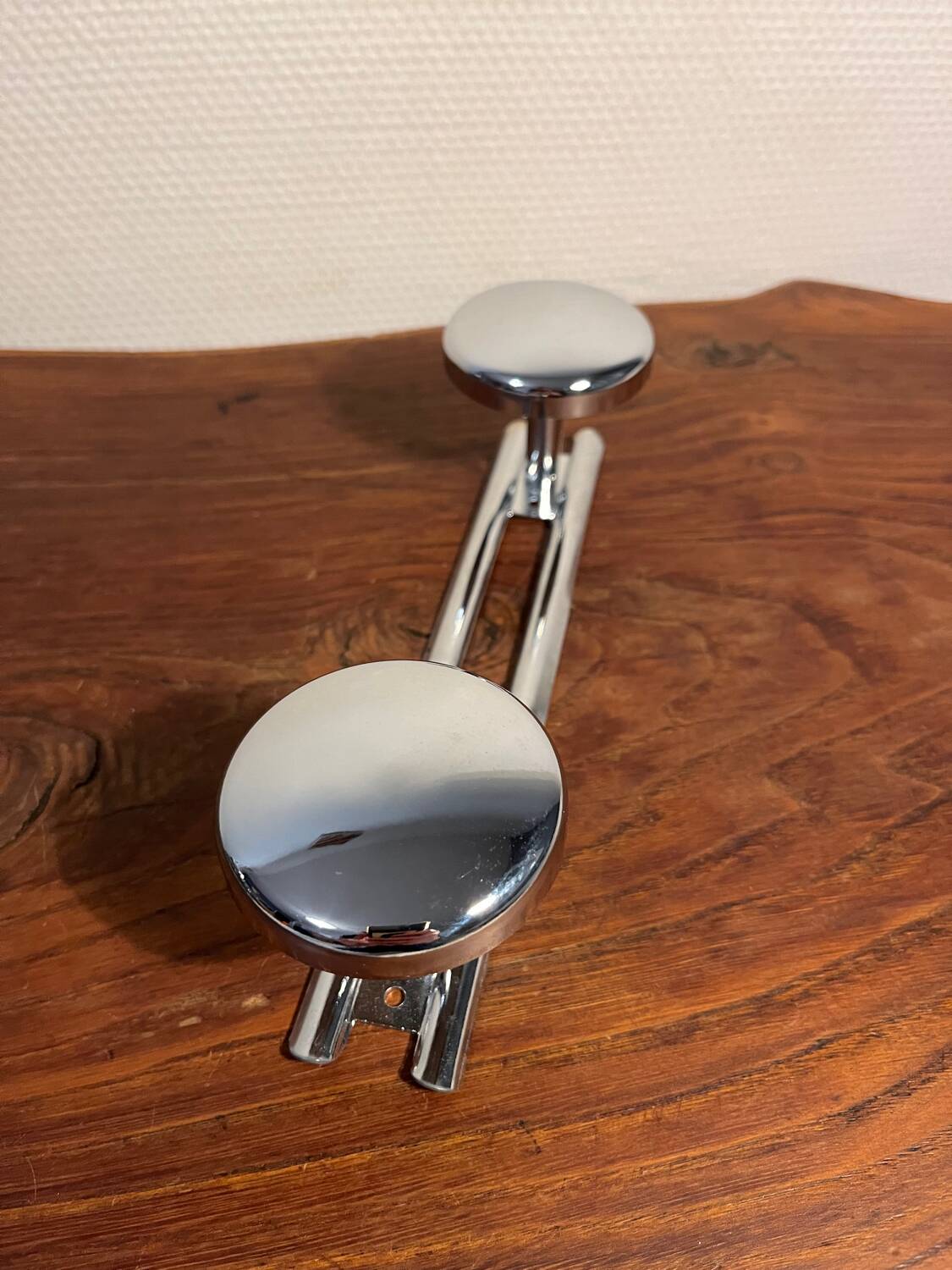 Space Age wall coat rack and hook from the 80s