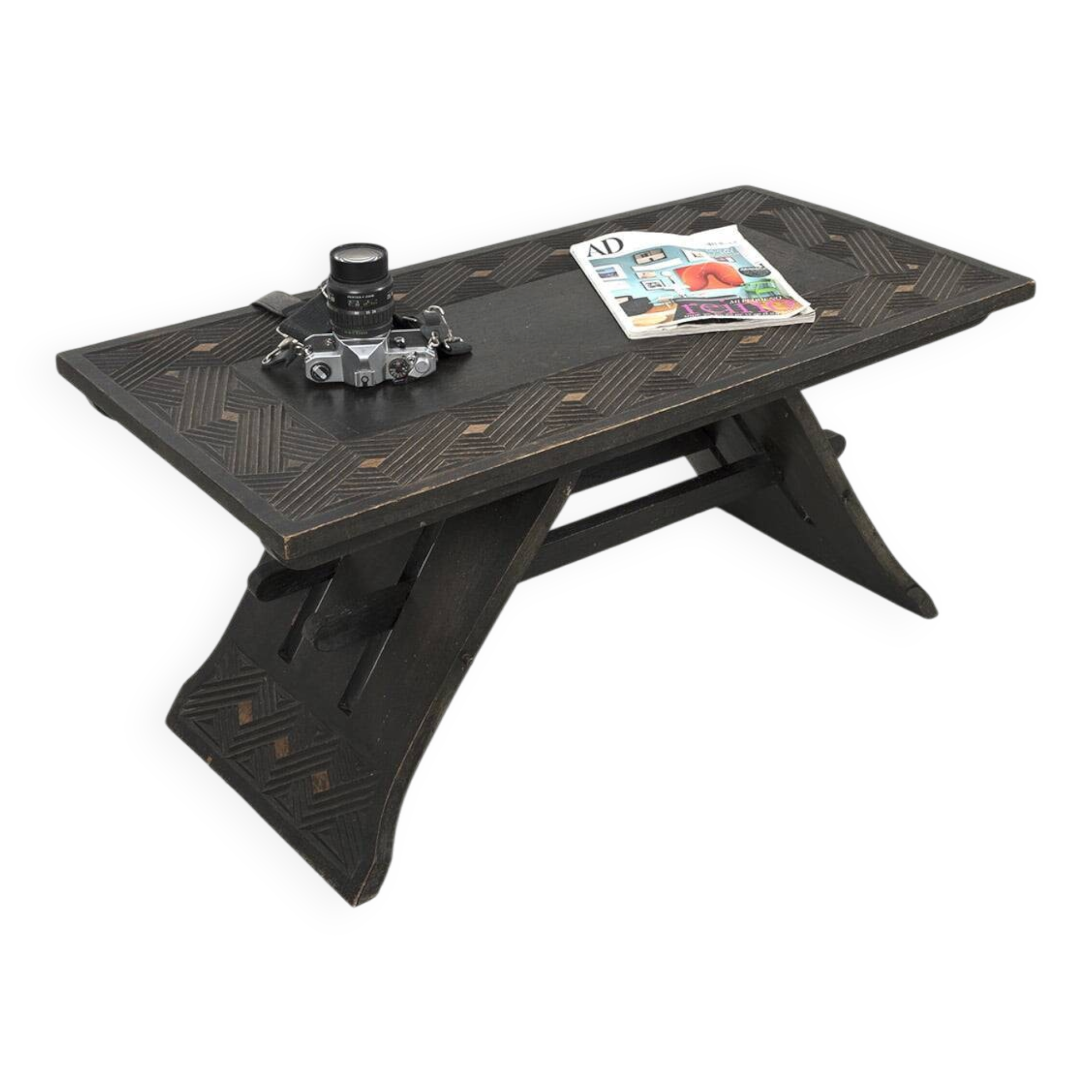 Art-deco style coffee table