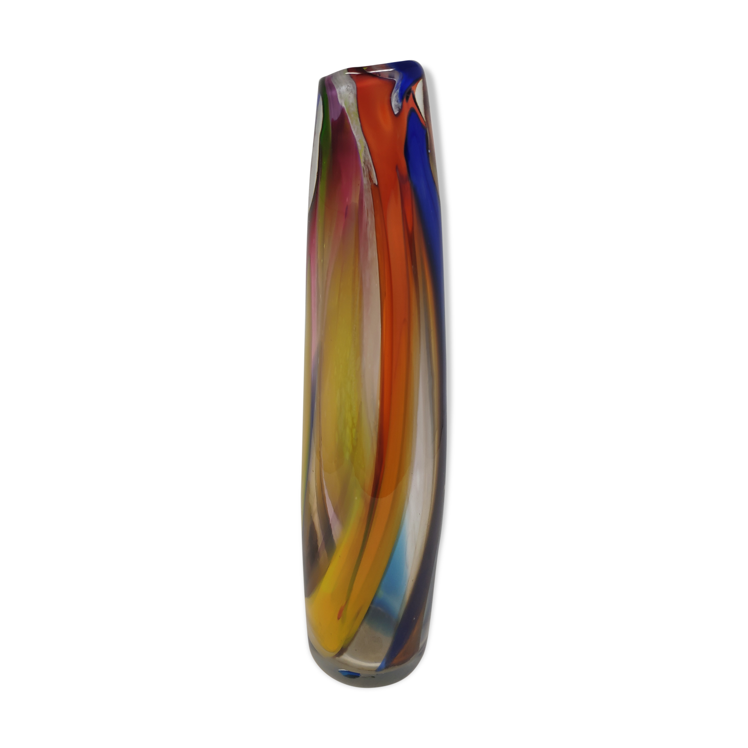 Vase en verre soufflé