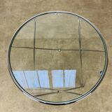Chrome tripod side table by Angel Cerda