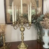 Brass candlestick 46cm