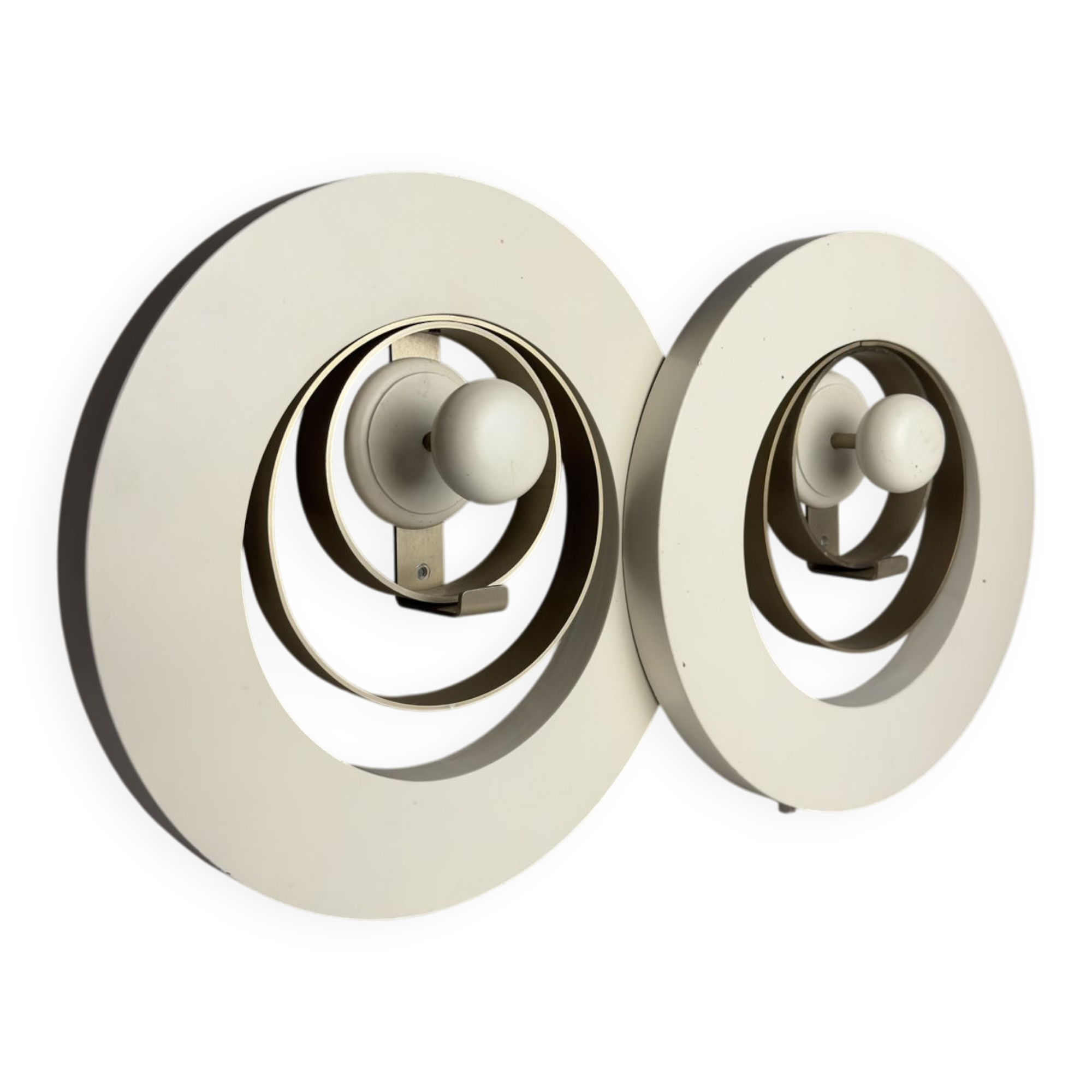 Mid-century Space Age wall coat rack, Italy, 1970s