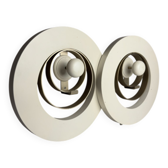 Mid-century Space Age wall coat rack, Italy, 1970s