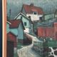 Original Swedish Oil on Canvas – “Stryket, Nordingrå” – Signed – Dated 1959 – Vintage & Framed – 52 × 44 cm (20.5" × 17.3")
