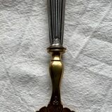 Silver sugar sifter spoon, 19th century.