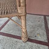 Wicker rattan coffee table