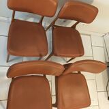 Set of 4 stella chairs vintage Scandinavian style 1960s