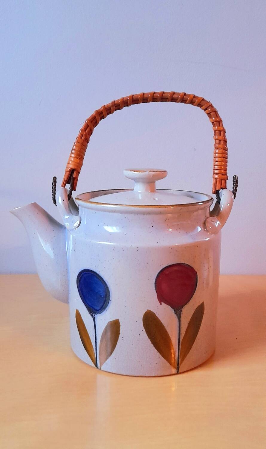 Vintage stoneware teapot