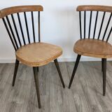 Pair of  bistro Baumann chairs