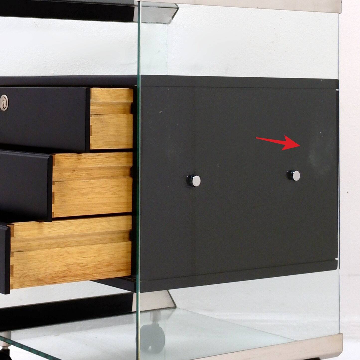 “Movie Cassettiera” rolling box by Pierangelo Gallotti for Gallotti & Radice