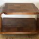 1930s Art Deco side table in marquetry walnut