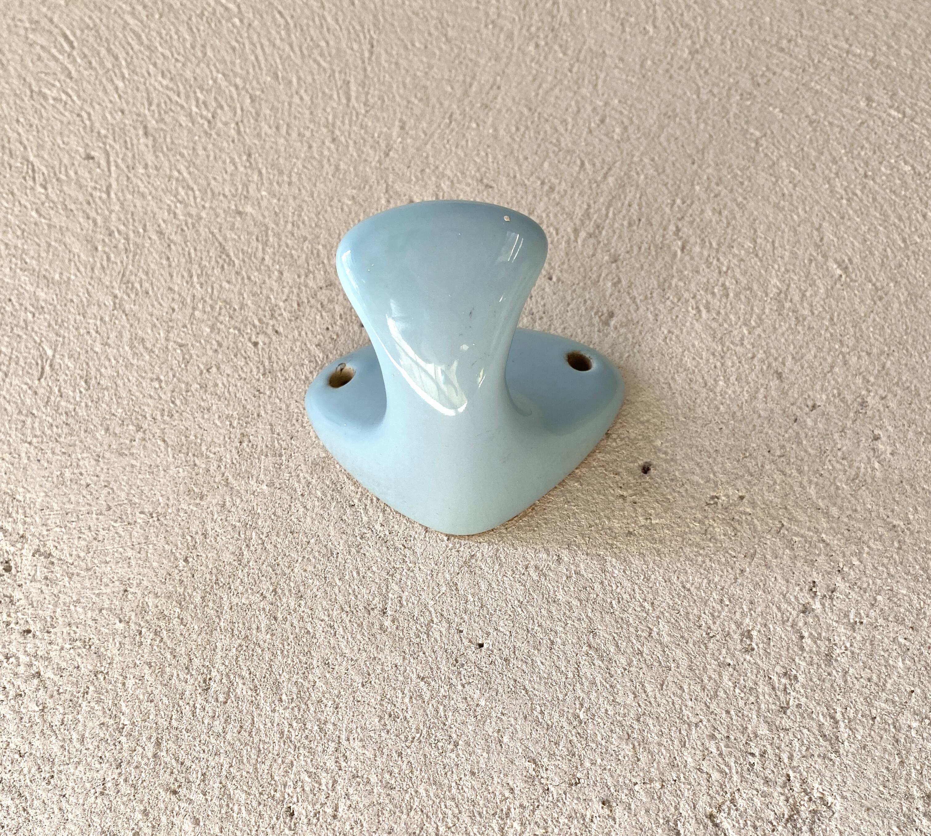 Duo porcelain coat hooks